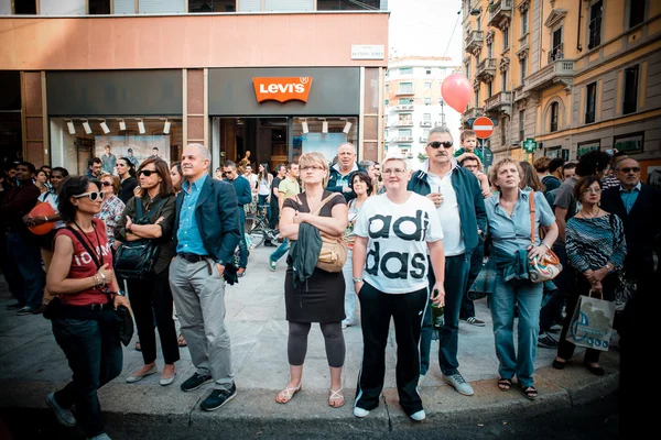 Gay Pride sfilata a Milano il 29 giugno 2013 — Foto Stock