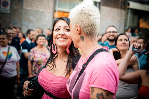 29 Haziran 2013 Milano'da gay pride parade — Stok fotoğraf