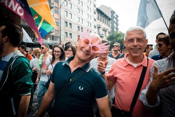 Gay Pride parade in Milan on June, 29 2013 — Stock Photo, Image