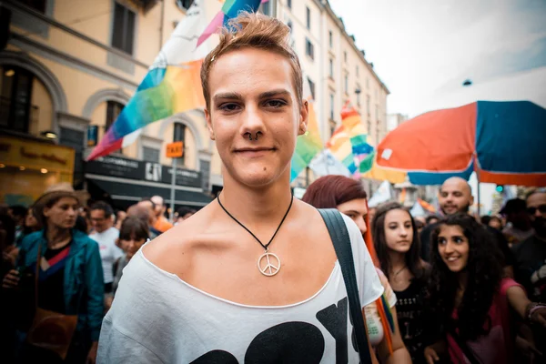 Défilé de la Gay Pride à Milan le 29 juin 2013 — Photo