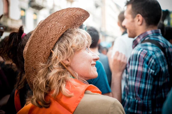 Gay pride-parade in Milaan op 29 juni 2013 — Stockfoto