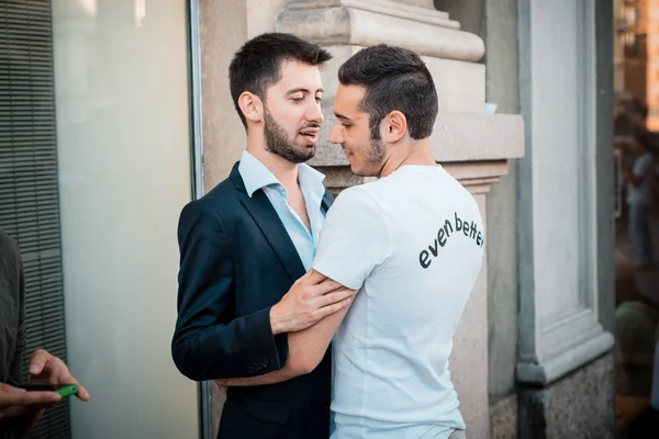 Gay pride-parade in Milaan op 29 juni 2013 — Stockfoto