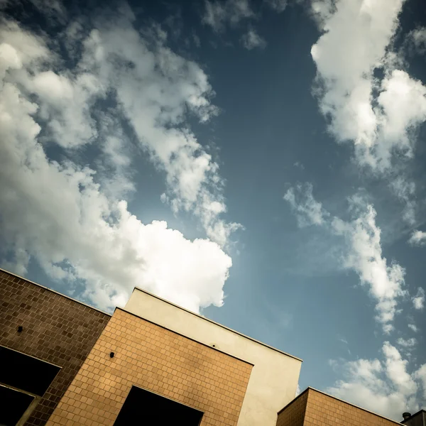 Paysage de banlieue désolé — Photo