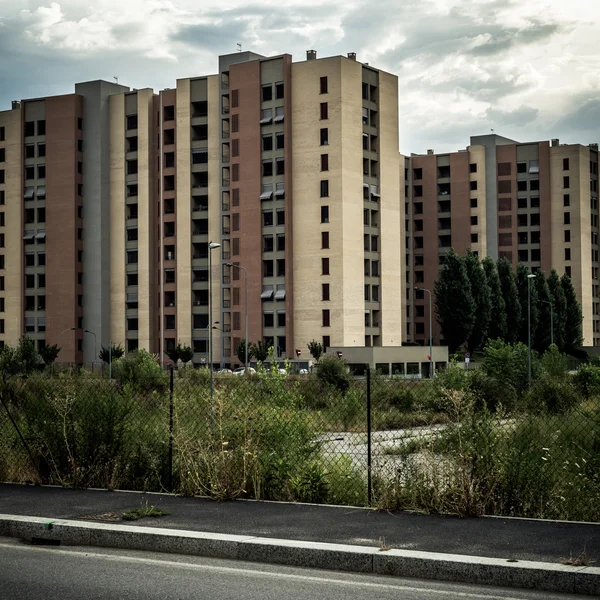 Sivár külvárosában fekvő — Stock Fotó