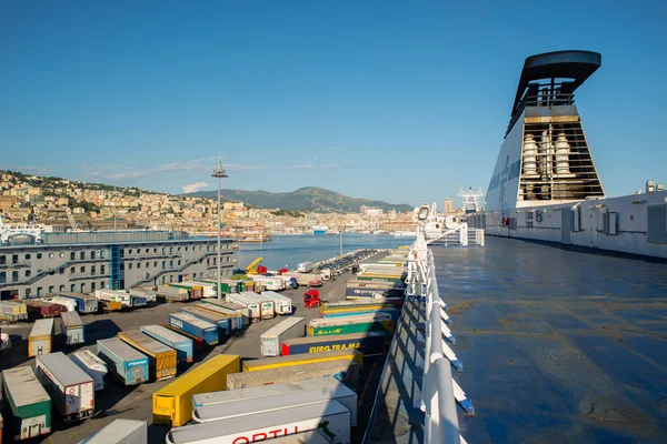 Genoa port in agoust 2013 — Stock Photo, Image