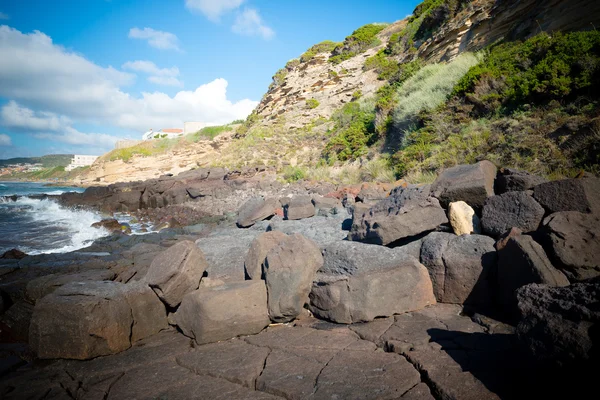 Playa de Cerdeña Lubagnu — Foto de Stock