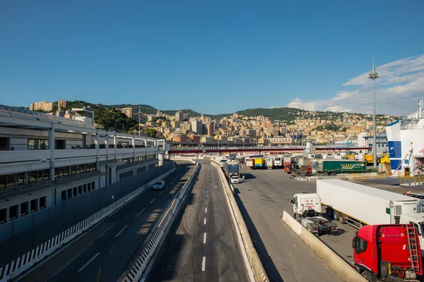 Genoa port in agoust 2013 — Stock Photo, Image