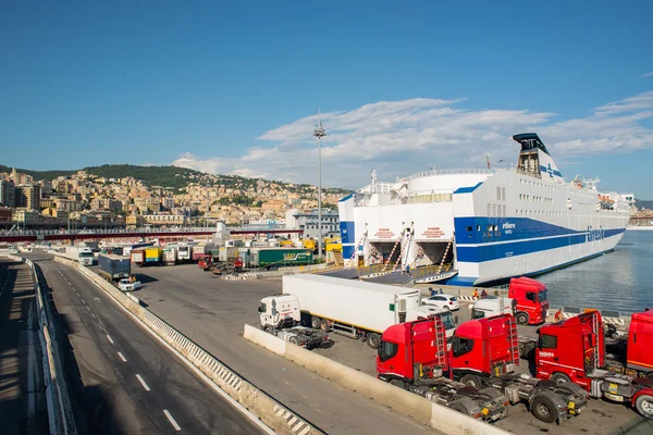 Genua portu w agoust 2013 — Zdjęcie stockowe