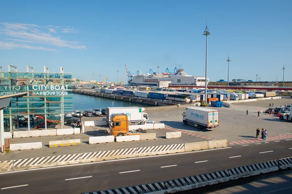 Puerto de Génova en agoust 2013 — Foto de Stock