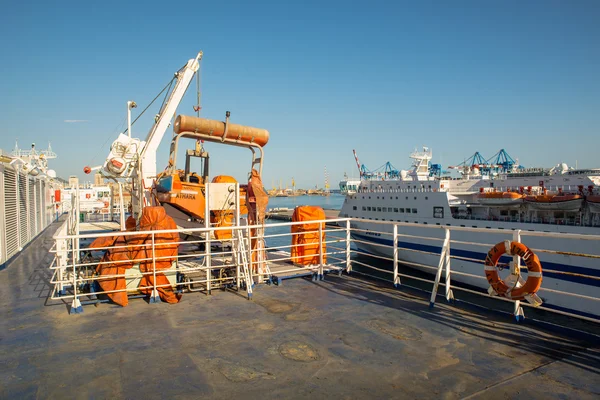 Genuas hamn i agoust 2013 — Stockfoto