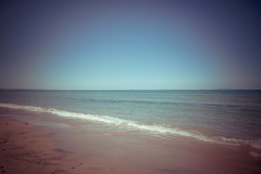 Vintage deniz manzara