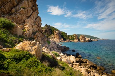 Costa paradiso Sardunya deniz manzara