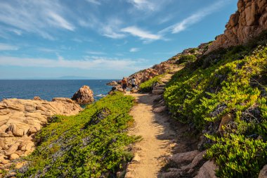 Costa paradiso Sardunya deniz manzara