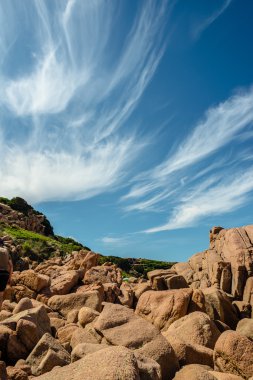 Costa paradiso Sardunya deniz manzara