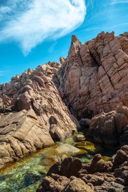 Costa paradiso Sardunya deniz manzara