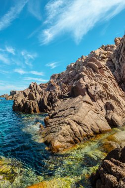 Costa paradiso Sardunya deniz manzara