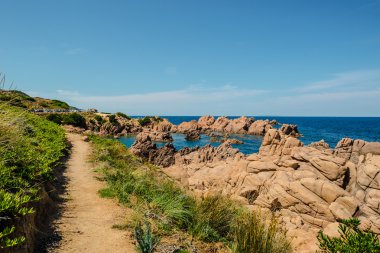 Costa paradiso Sardunya deniz manzara