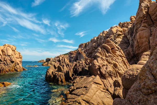 Costa paradiso Cerdeña paisaje marino — Foto de Stock