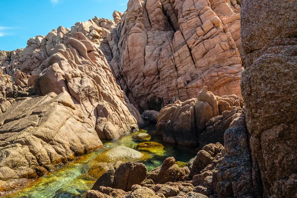 Costa paradiso Szardínia tengeri táj — Stock Fotó