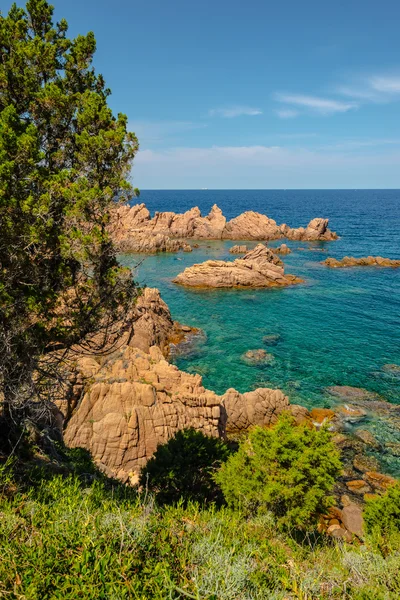 Costa paradiso Cerdeña paisaje marino — Foto de Stock