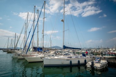 Sardunya Alghero şehirde yaz 2013