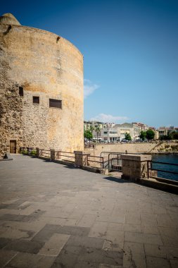 Sardunya Alghero şehirde yaz 2013