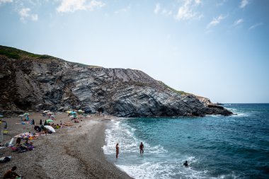 argentiera Sardunya deniz manzara