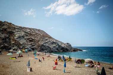 argentiera Sardunya deniz manzara