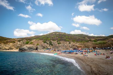 argentiera Sardunya deniz manzara