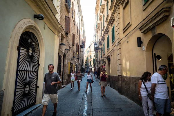 Alghero cidade da Sardenha no verão de 2013 — Fotografia de Stock