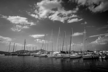 Sardunya Alghero şehirde yaz 2013