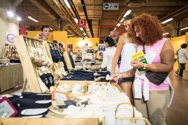 Veganes Fest im sana bologna am September 2013 — Stockfoto