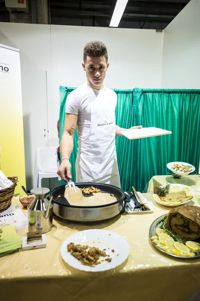 Veganes Fest im sana bologna am September 2013 — Stockfoto