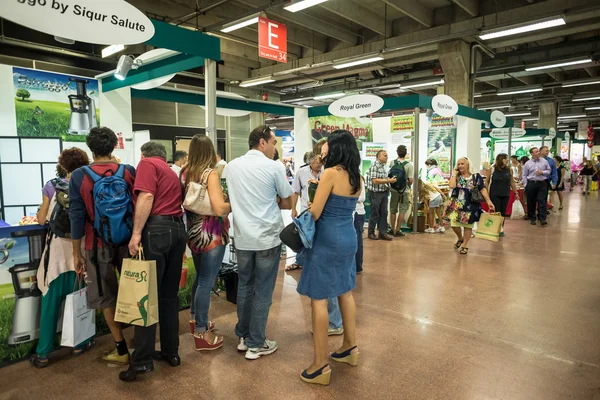 Veganes Fest im sana bologna am September 2013 — Stockfoto