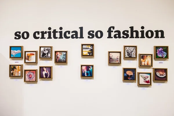 So Critical So Fashion exhibition in Milan on September 20, 2013 — Stock Photo, Image