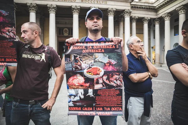 269 life manifestation in Milan on September, 26 2013 — Stock Photo, Image