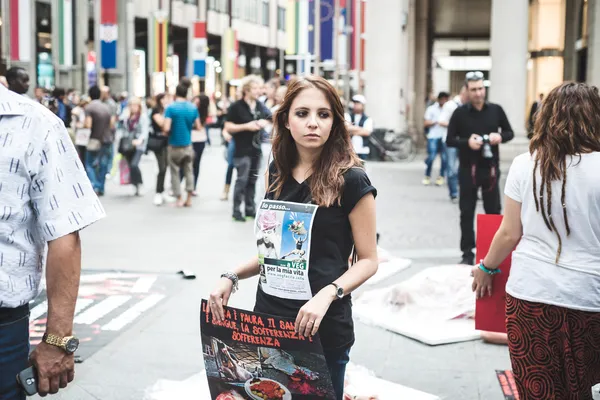 269 manifestación de la vida en Milán el 26 de septiembre de 2013 — Foto de Stock