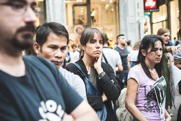 269 manifestazione di vita a Milano il 26 settembre 2013 — Foto Stock