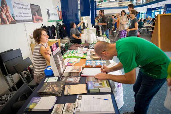 Miveg evenement in Milaan op september 2013 — Stockfoto