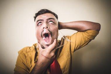 plastik boğucu adam