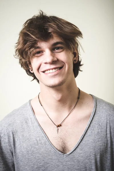 şık genç sarışın hipster adam