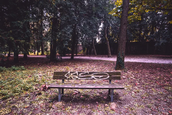 Autumn park landscape — Stock Photo, Image