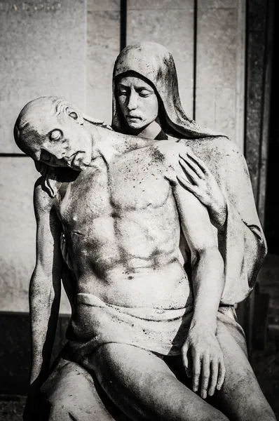 Jésus Christ et Vierge Marie statue — Photo