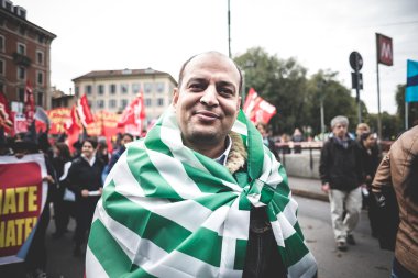 Milano turizm Ulusal grev 31 Ekim 2013 tarihinde
