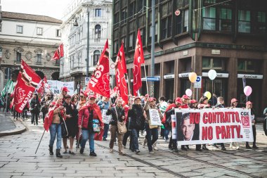 Milano turizm Ulusal grev 31 Ekim 2013 tarihinde