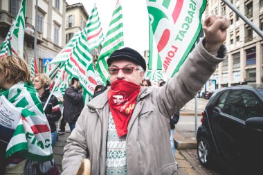 Milano turizm Ulusal grev 31 Ekim 2013 tarihinde