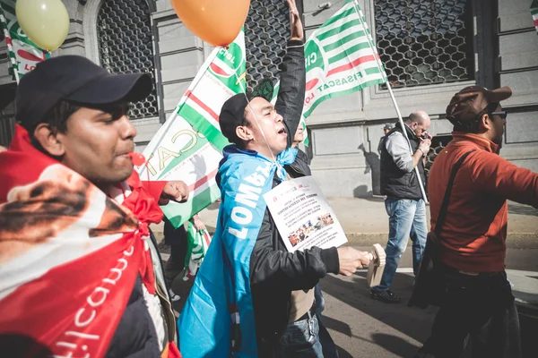 National Strike of tourism in Milan on October, 31 2013 — Stock Photo, Image