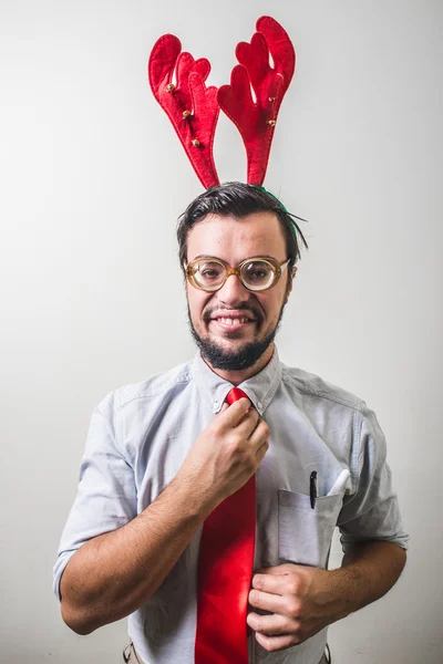 Zábavné santa claus babbo natale — Stock fotografie