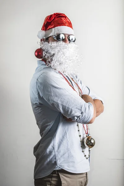 有趣的圣诞老人大堂纳塔尔 — 图库照片