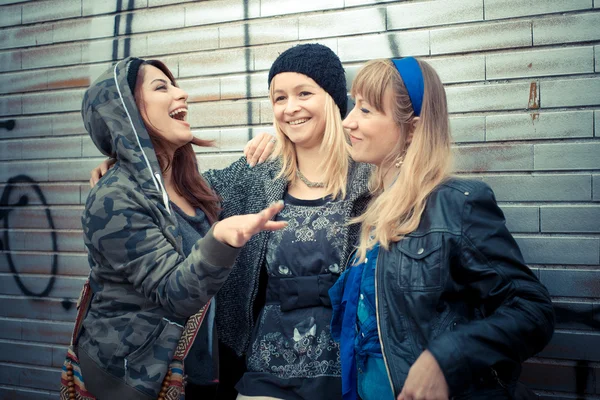 Three friends woman — Stock Photo, Image